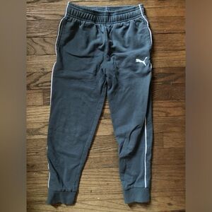 Kids Light Blue Puma joggers • size 7